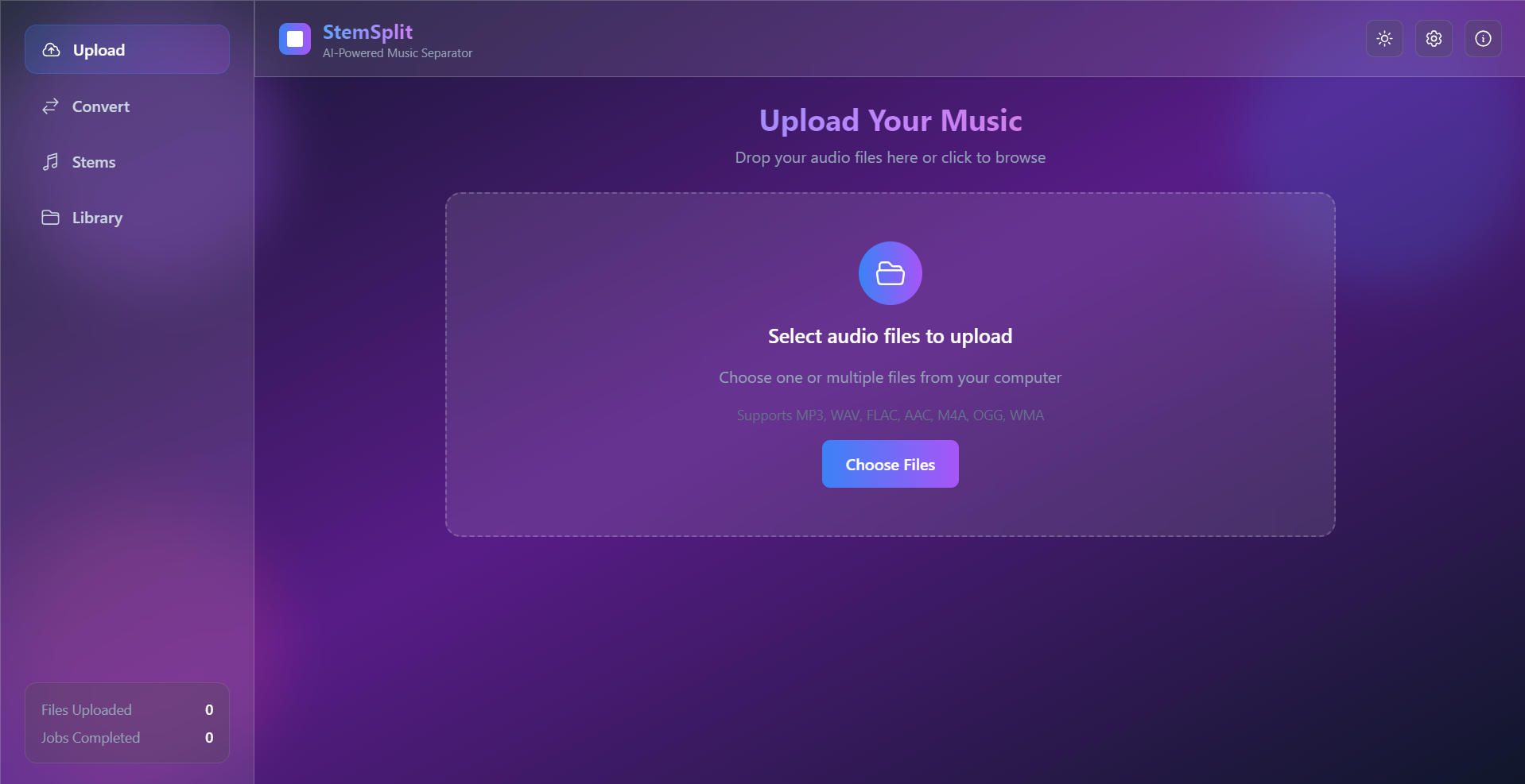 StemSplit AI Music Separator