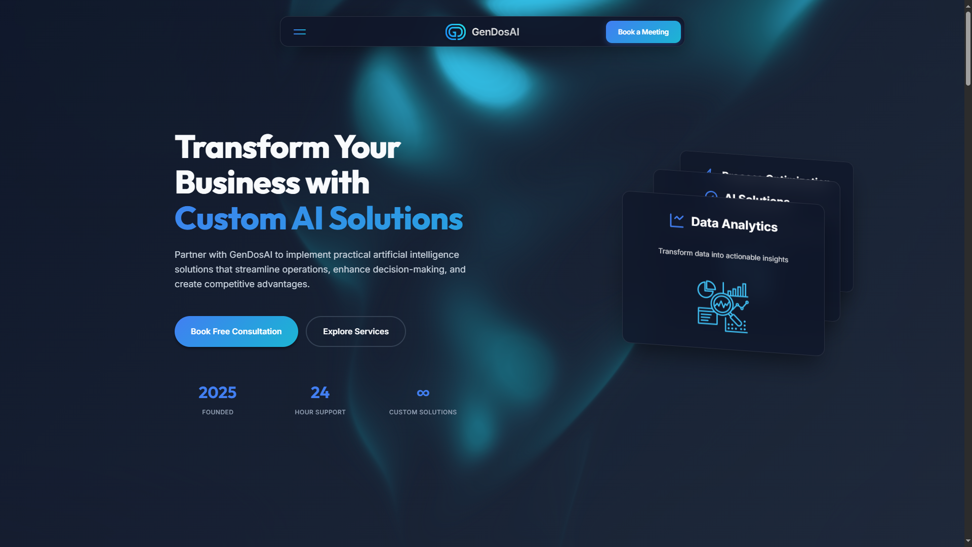 GenDosAI Website
